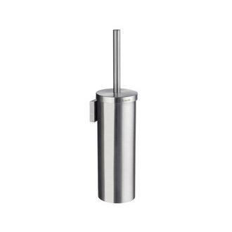Smedbo RS332 15 3/8 in. Toilet Brush and Holder in Brushed Chrome from the House Collection